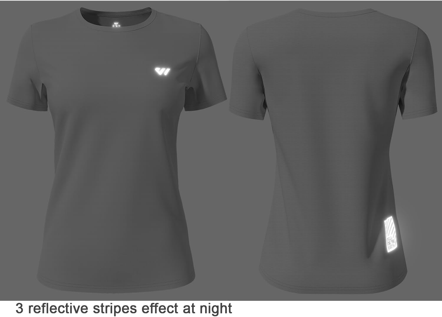 3-5 Pack Workout Shirts Women Running Quick Dry Crew Neck Gym Moisture Wicking T-Shirts Athletic Yoga Tee Top UPF 50+ - Image 6