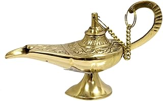 GSM DISTRIBUTION Brass Aladdin Genie Lamps Incense Burners