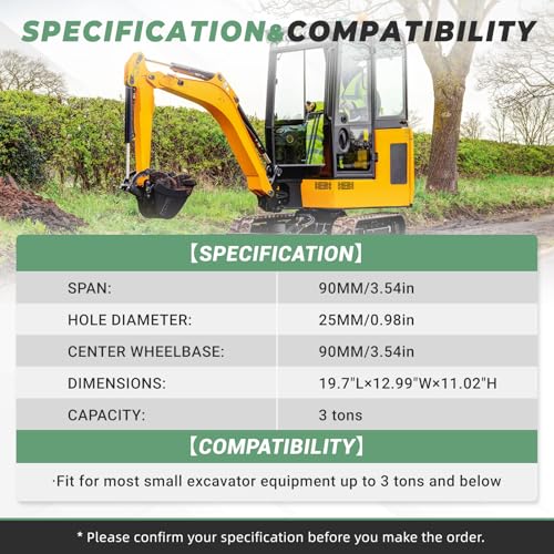 Image of Mini Excavator Bucket - 500mm Plain Mud Bucket w / 2 Pins