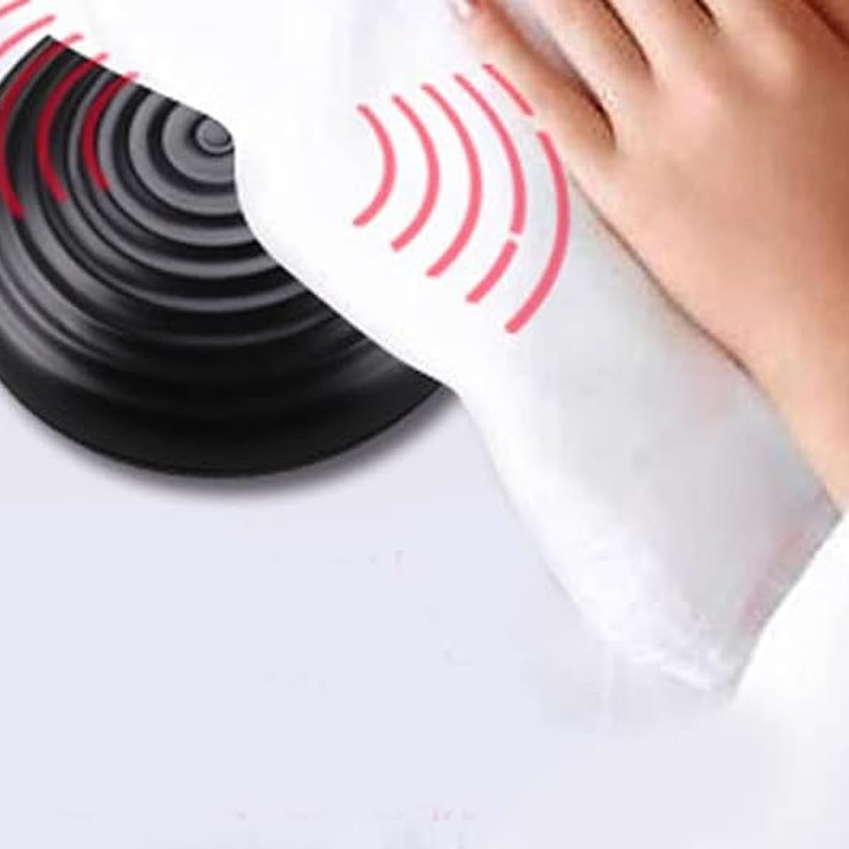 Reloj despertador con vibración para personas mayores, digital, rojo, 110 decibelios.