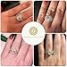 Newshe Jewellery Wedding Rings for Women Bridal Sets 925 Sterling Silver Engagement Ring Enhancer Pear Cubic Zirconia Anniversary Promise Band Size 5.5