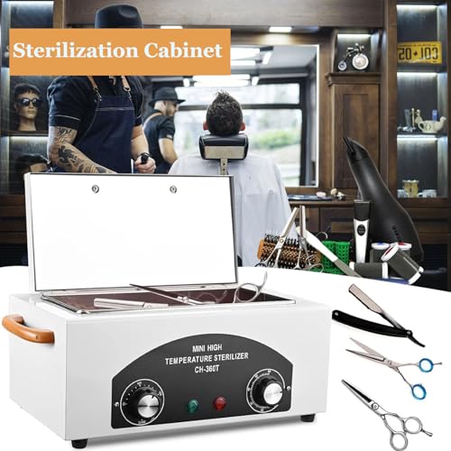1.5L Autoclave Cabinet,High Temperature Autoclave Sterilizers,Dry Heat Sterilizer Machine for Nail Art Tool Equipment and Dental Instrument（White) - Thumbnail 6