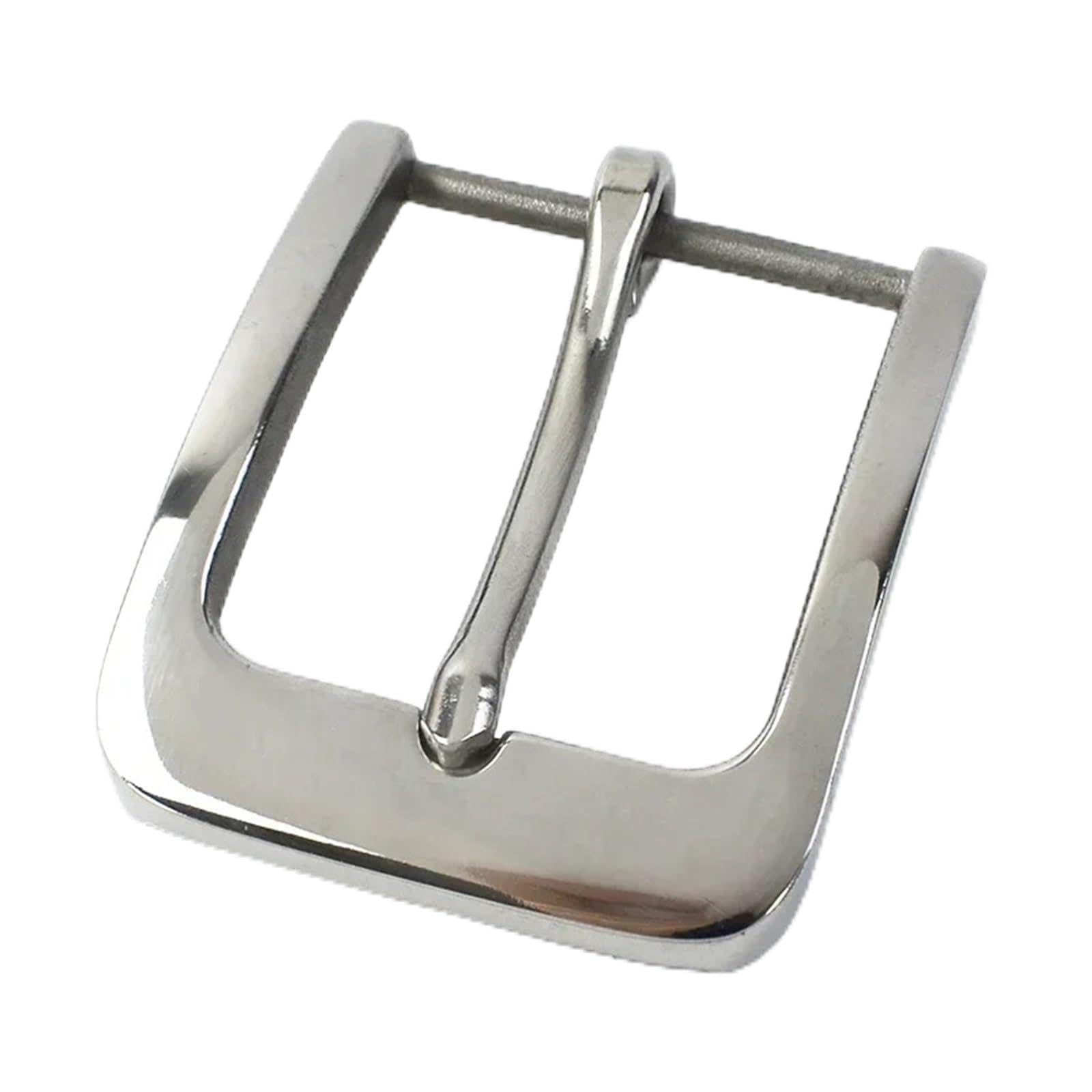 Hebillas de cinturón acero inoxidable macizo 40 mm, 20 unidades, con pasador cepillado, metal, for vaqueros, accesorios y manualidades Para Cinturones