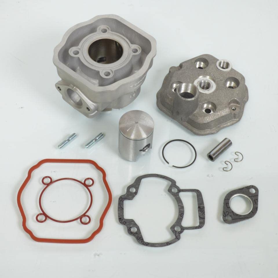 Kit haut moteur alu Giraudo Ø40mm résout les pertes de compression sur Piaggio 50 NRG