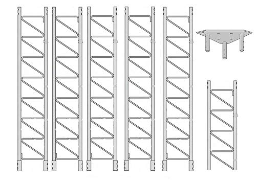 Rohn 55Ss050 55G Series 50' Self Supporting Tower Kit, No Ice #TOP7