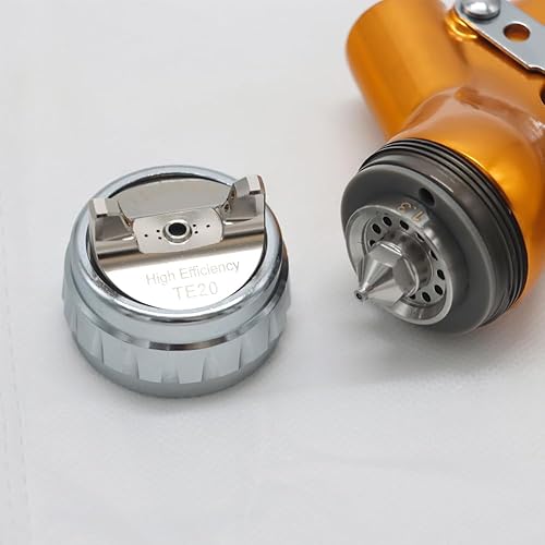 Miniatura 7 de Kit de pistola pulverizadora de pintura para carrocería automotriz hvlp, pistola pulverizadora de aire para pintura de autos, kit de pintura por