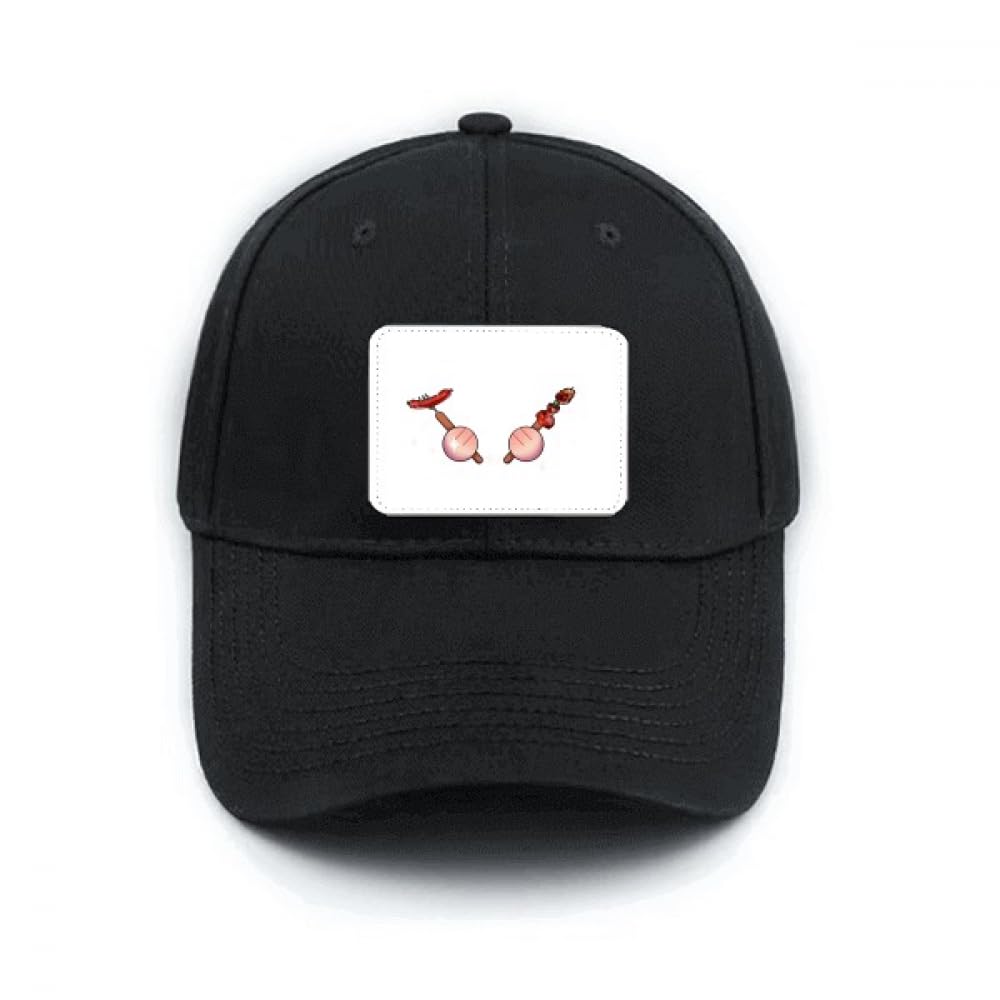 Casquette de baseball réglable pour barbecue no/no Britain noir protection soleil