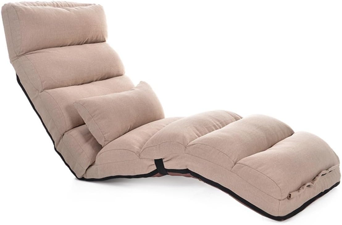 Foldable Lazy Sofa,Multifunctional Floor Lounge Sofa,Sleeper Chair for Living Room, Bedroom and Office,Floor Chairs for Adults,Light Weight Chaise Lounge Indoor (Color :