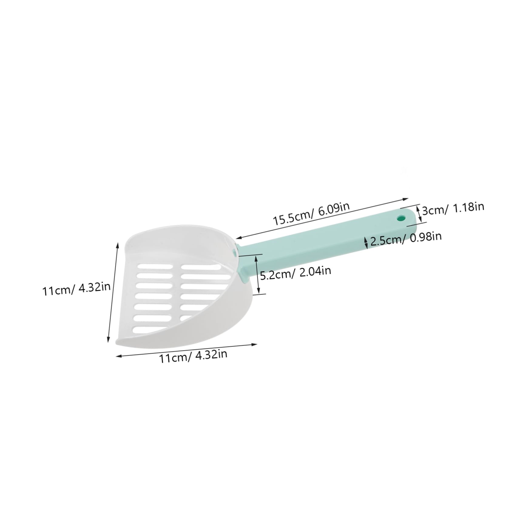 Sosoport 5pezzi Cat Litter Scoop Strumento per Lettiera per Setaccio Resistente per Rimozione Fecale e