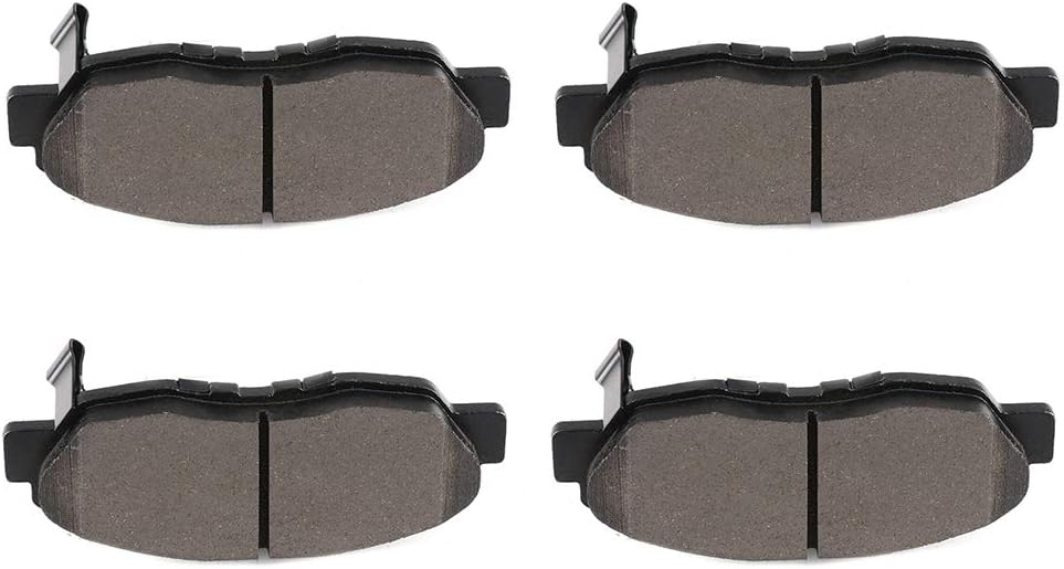 cciyu D764 Ceramic Front Brake Pad Set Fit For 1997-1999 For Acura CL,1997-2005 For Acura EL,1990-2002 For Honda For Accord,1996-2011 For Honda Civic,2010-2014 For Honda Insight