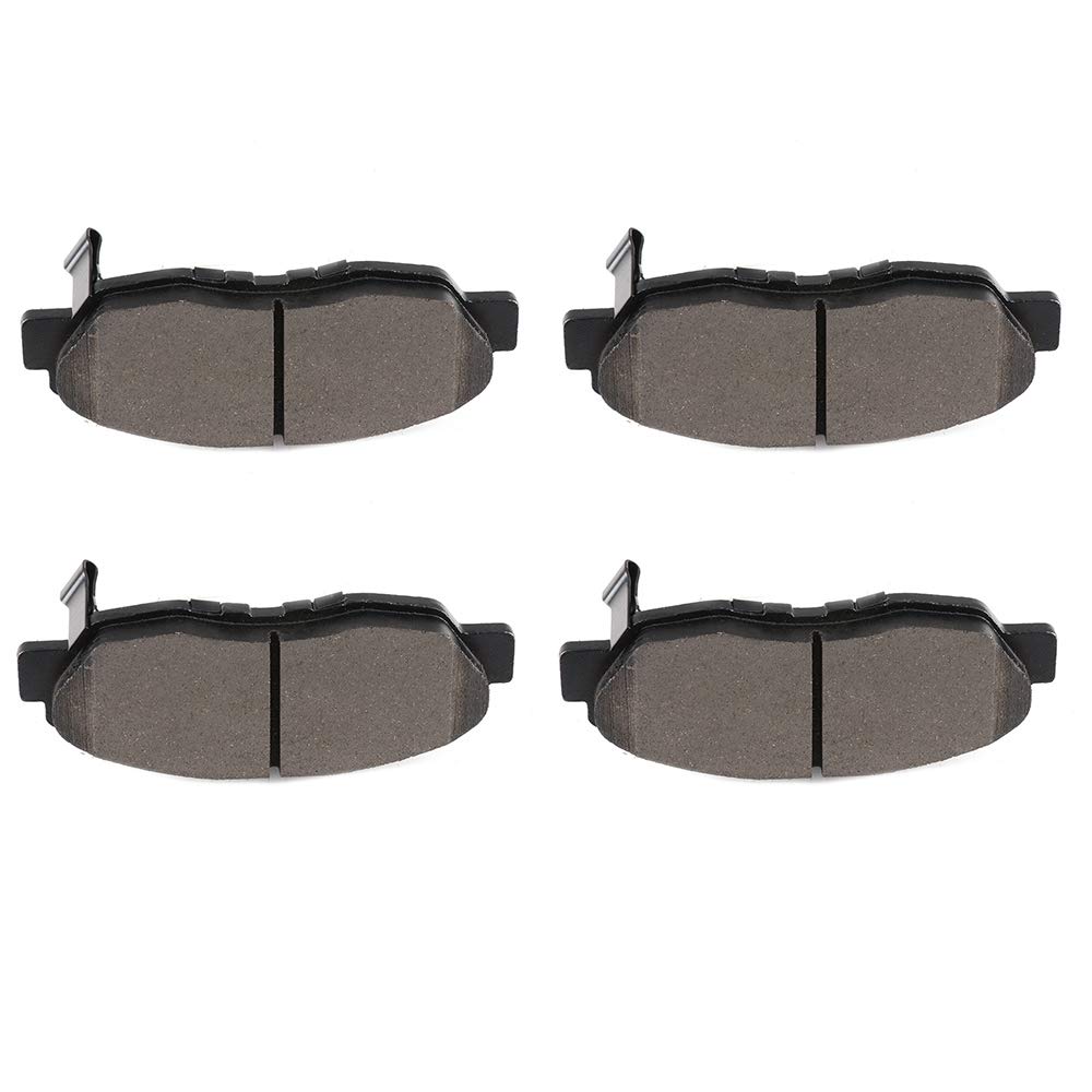 cciyu D764 Ceramic Front Brake Pad Set Fit For 1997-1999 For Acura CL,1997-2005 For Acura EL,1990-2002 For Honda For Accord,1996-2011 For Honda Civic,2010-2014 For Honda Insight