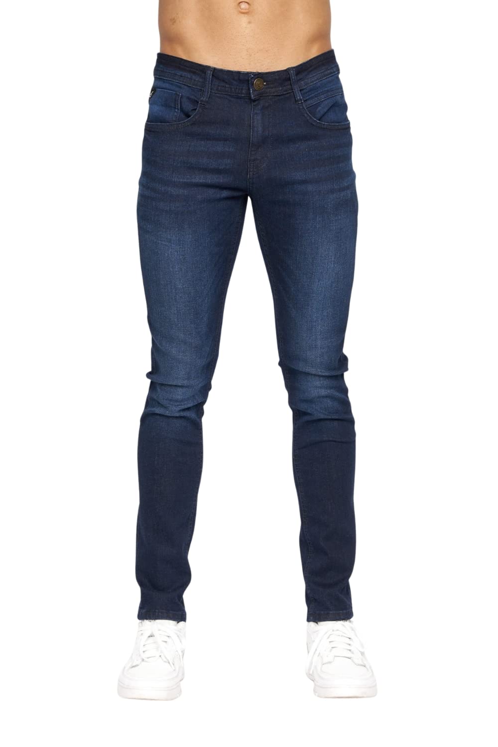 Duck and Cover - Mens 'MAYLEAD' Everyday Essential Slim Fit Jeans (38W / 32L, Dark Wash)