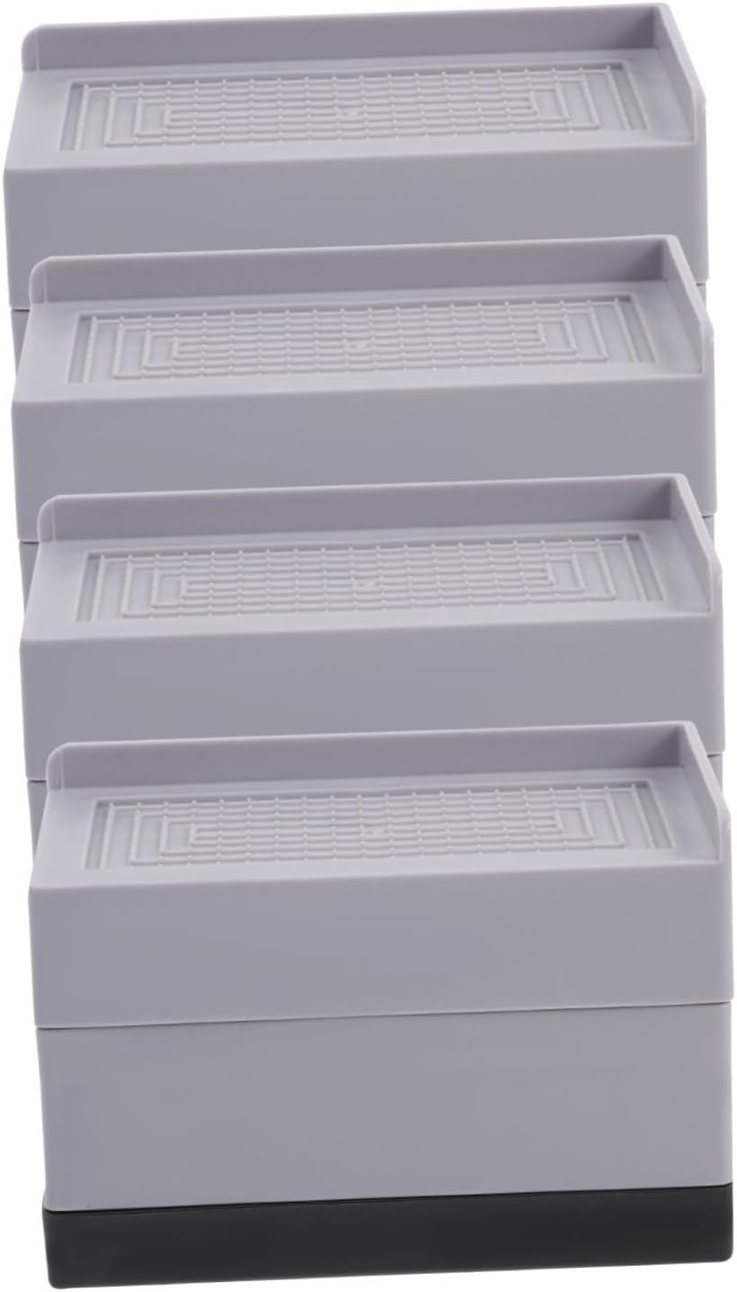 4pcs Elevated Foot Pads Appliance Slider Couch Risers Mattress Elevator Bed Lift Table Leg Risers