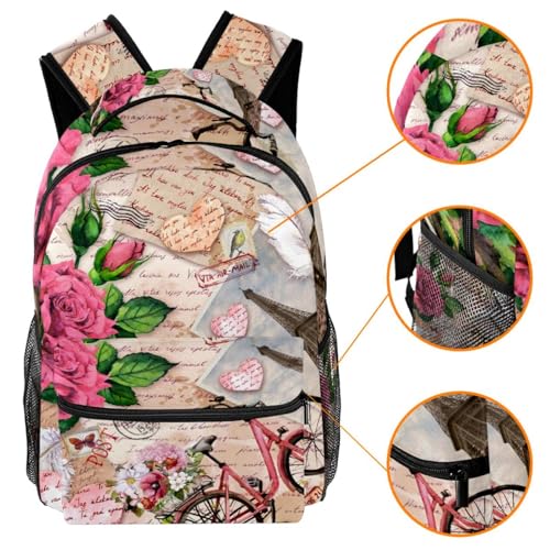 Sac de voyage décontracté Tour Eiffel, le cadeau idéal pour fille - 3