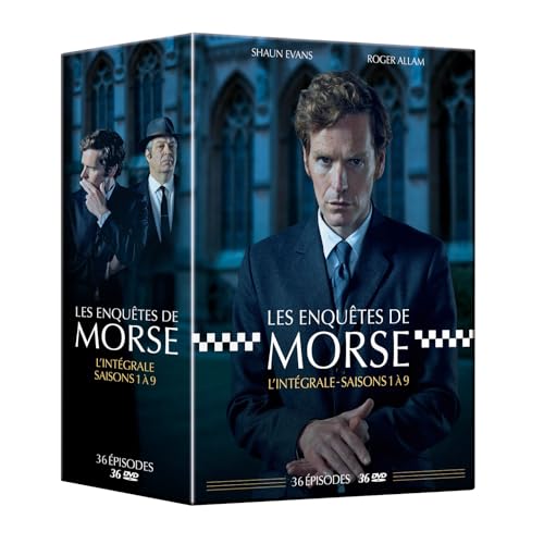 [Elephant Films] - Edition française officielle - Les Enquêtes de Morse - L'Intégrale saisons 1 à 9 - Coffret 36 DVD