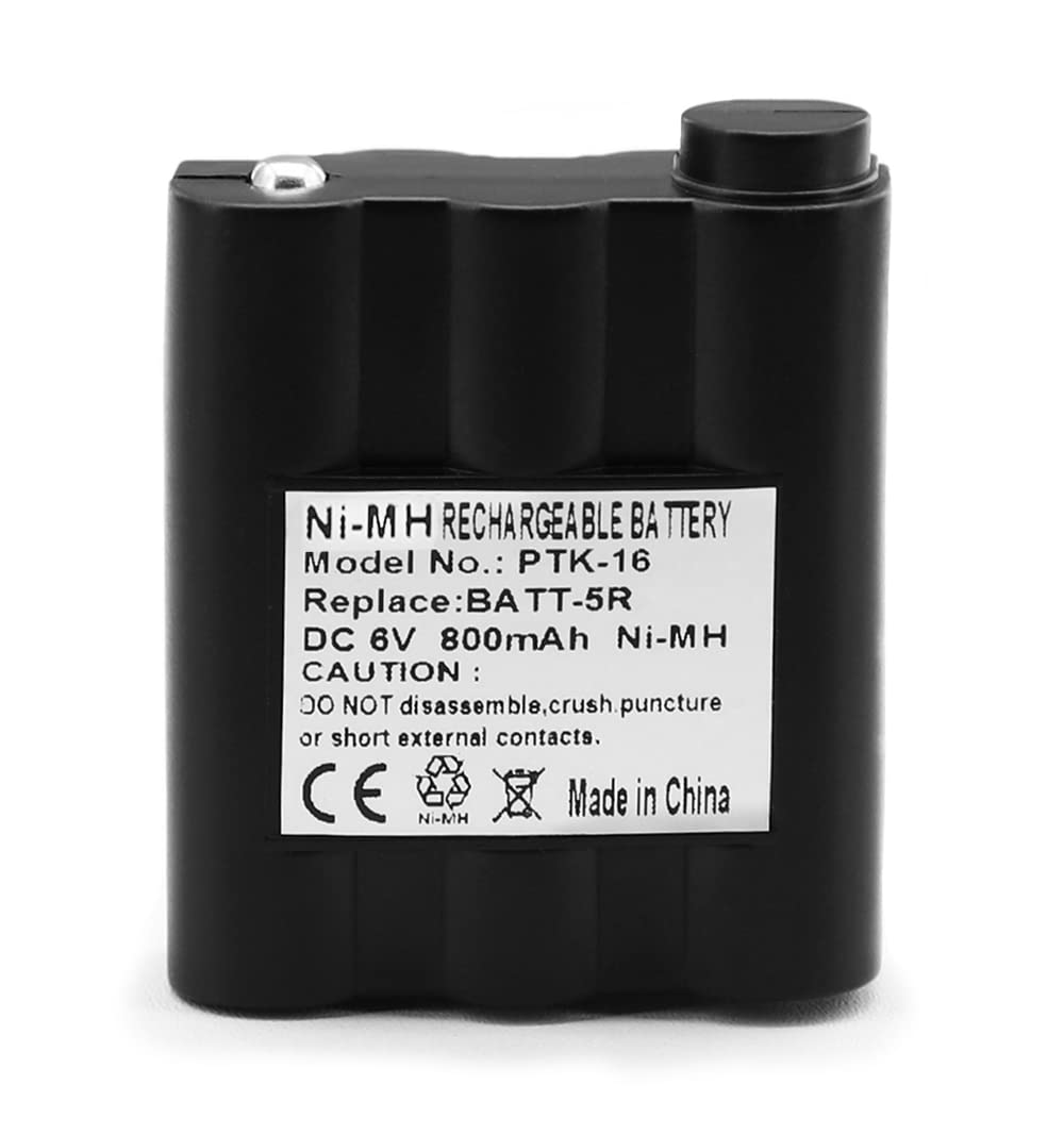 2 Batteries pour Midland Alan G7 G7XT G7PRO G9 G9PLUS G9PRO 800mAh 6V | pour Radio GXT950, PB-ATL/G7 BATT-5R AVP-7, Ni-MH Rechargeable, Talkie Walkie