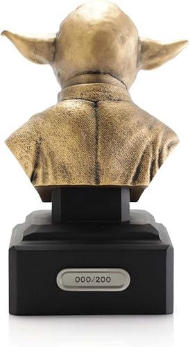 Miniatura 5 de Royal Selangor Busto de Yoda de peltre de edición limitada (dorado) - Estatuacoleccionable con licencia de Star Wars