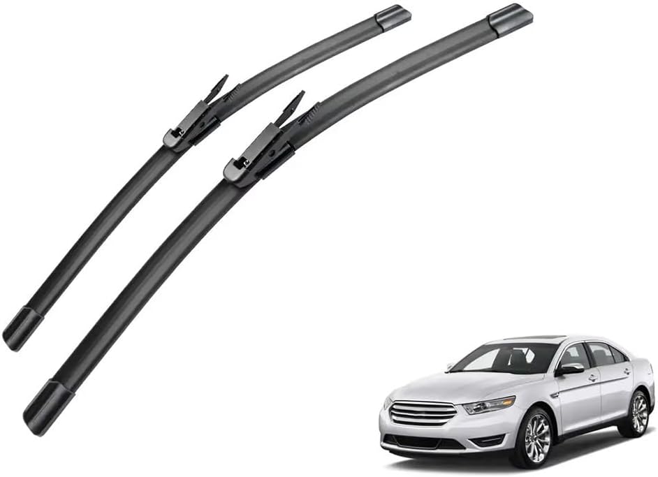 Car Front Windscreen Wipers Blades Refills Rubber Strips, for Ford Taurus 2010-2016 Replacement Accessories