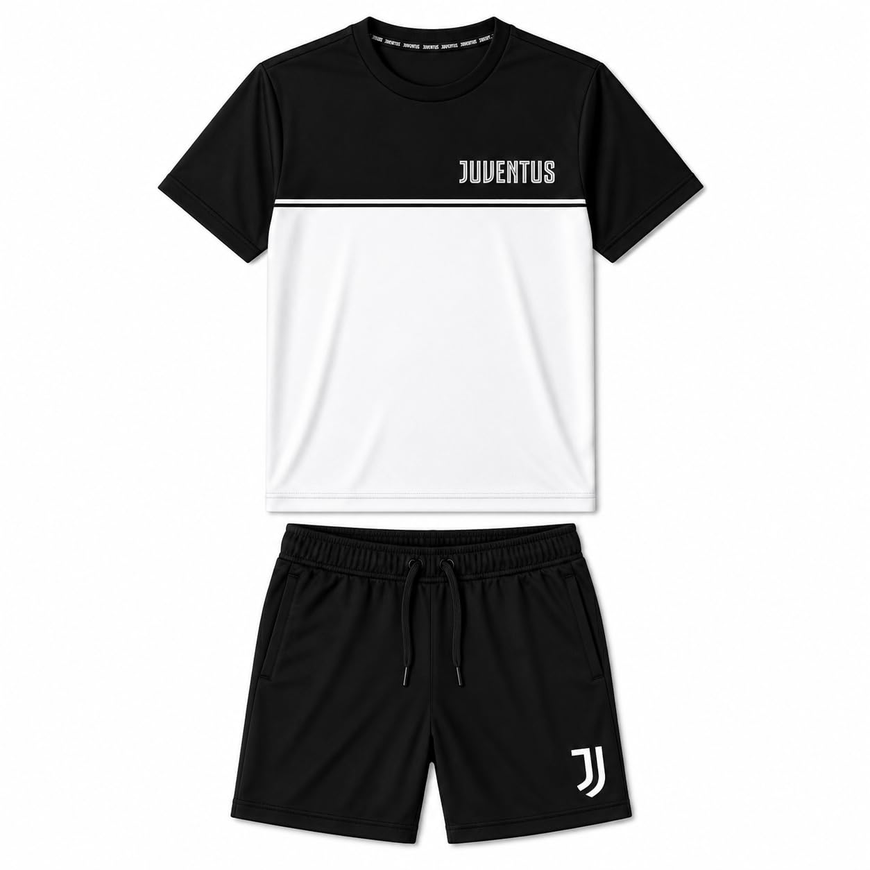 Pigiama Juve Corto da Ragazzo Adulto Juventus – Prodotto Ufficiale Personalizzabile – PS 46700