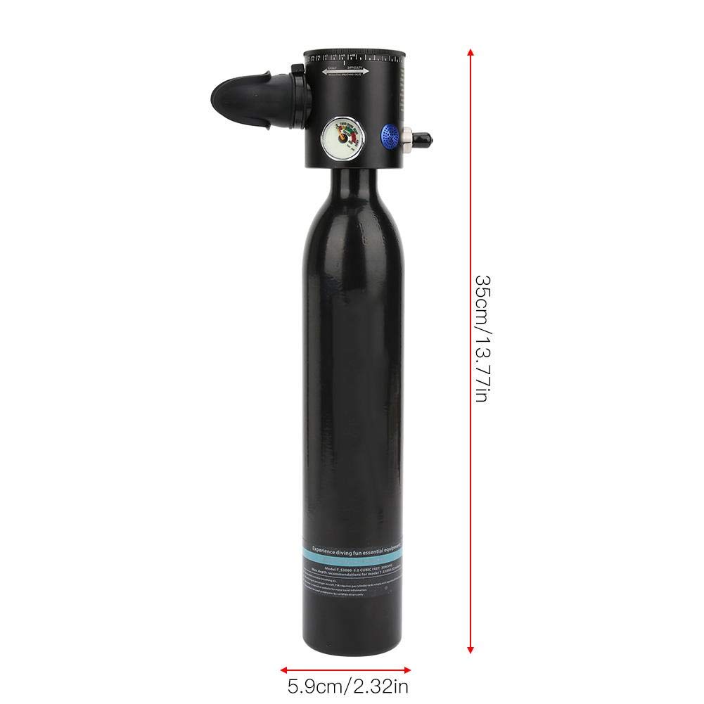 Bombola Da Sub Portatile 0.5L - Mini Bombola Ossigeno Per Immersione, Snorkeling E Emergenze - Foto 10