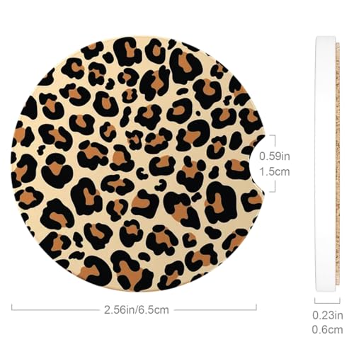 Portavasos Carro Cerámico Absorbente Leopard 2 Piezas miniatura 2