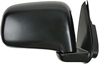 Vista 7 de Juego de 2 piezas de espejo lateral del conductor y del pasajero, ajuste eléctrico, sin calefacción, sin memoria, color negro, compatible con Honda