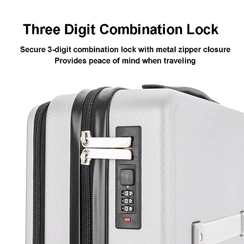 16 Inch Suitcase, Business Accessories Hard Shell Business Briefcase, Business Password Box Organizer for Travel Boarding Documents Storage Business Outing2