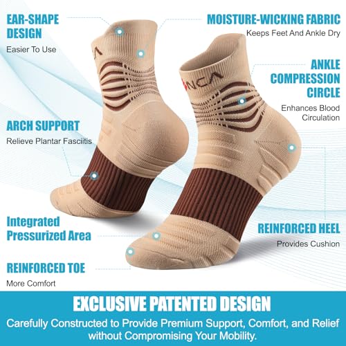 Image of NEENCA Professional Compression Socks for Women Men Circulation