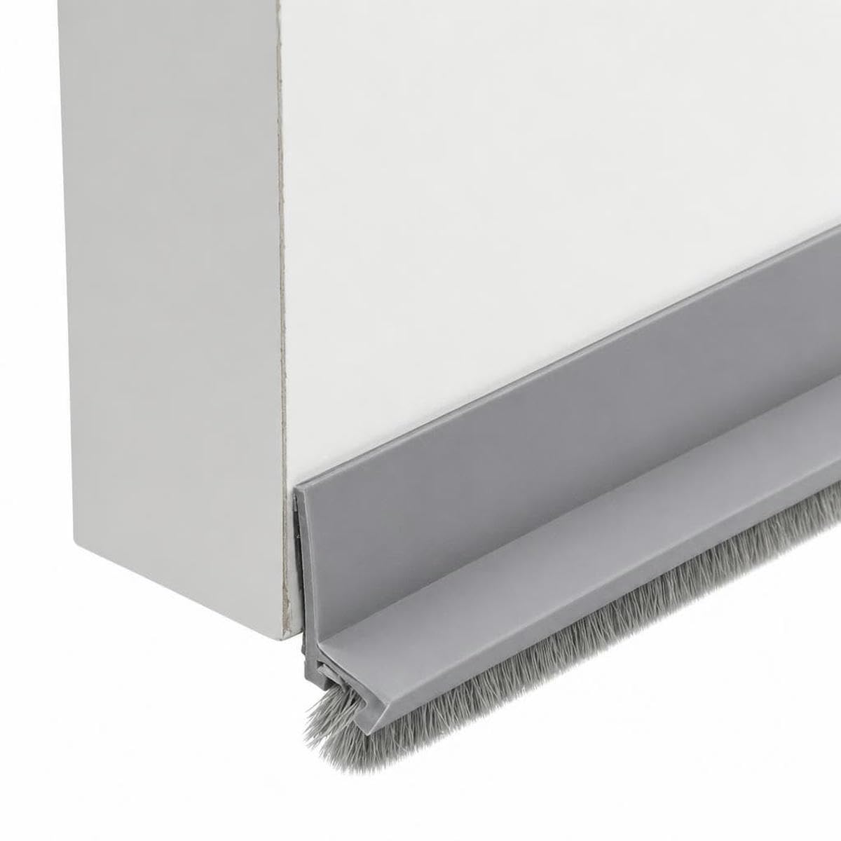 Door Seal Draft Stopper with Brush Reduce Noise, Rubber Door Sweep Breeze BlockerInsect Proof, dust Proof and Sound Proof Seal- -25mm-1M