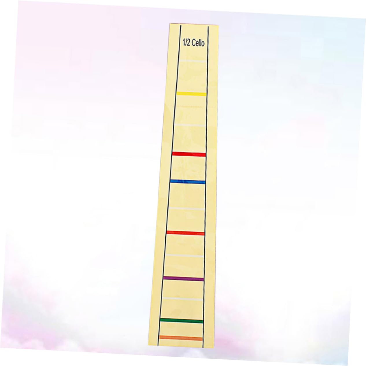 OFFSCH Enhance Your Cello Learning 1/2 Size Cello Finger Sticker Fretboard Label Sticker Easy to Apply Remove
