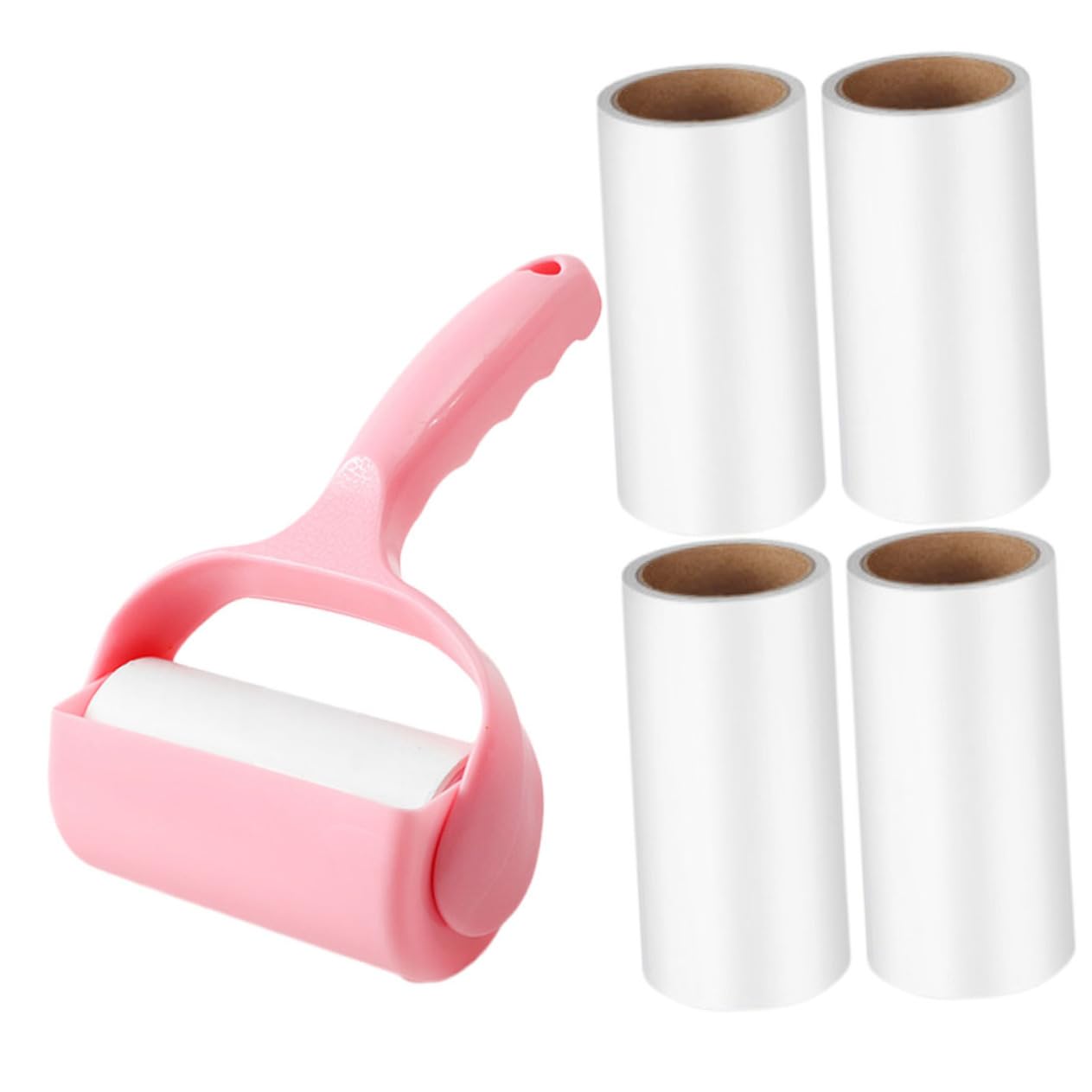 Healvian 4sätze Wiederverwendbarer Fusselroller Für Tierhaare Lint Roller Mit Handgriff Und Staubschutz Effektives Reinigungswerkzeug Für Kleidung Sofas Und Möbel