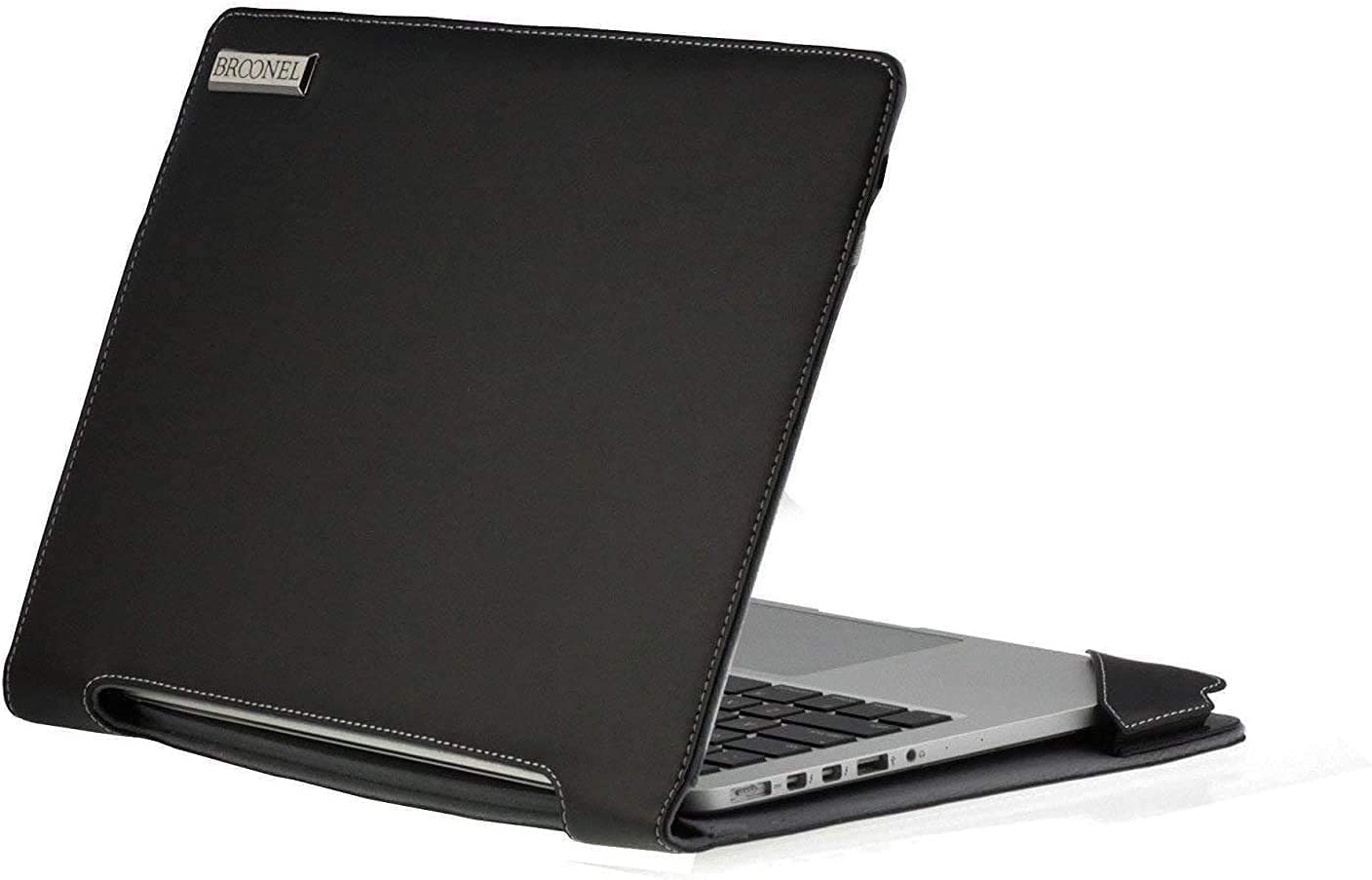 Seria profili - czarne skórzane etui na laptopa - kompatybilne z mobiln? stacj? robocz? HP ZBook Fury 15 G7 15,6" 4K UHD