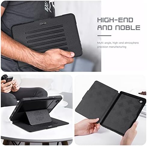 ZtotopCases Case for Samsung Galaxy Tab A8 10.5 inch 2021(SM-X200/SM-X205), Shock and Drop Case with 6 Magnetic Support Angles with Auto Sleep/Wake Function, Case for Samsung A8 Tablet, Black