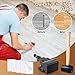 Feekoon Heavy Duty Floor Gap Fixer Tool, Metal Panel Installation with Rubber Mallet & 5pcs Sticky Pads & Vacuum Suction Cup for Wood, Deeper Texture Vinyl, Laminate Floor, Flooring Gap Repair Kit
