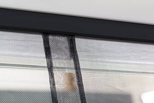 empasa Klemm-Lamellenvorhang 'COMFORT' Fliegenvorhang Fliegengitter Balkontür Insektenschutzvorhang, ohne Bohren oder Kleben, zum Klemmen, zuschneidbar, verschiedene Größen als Selbstbausatz
