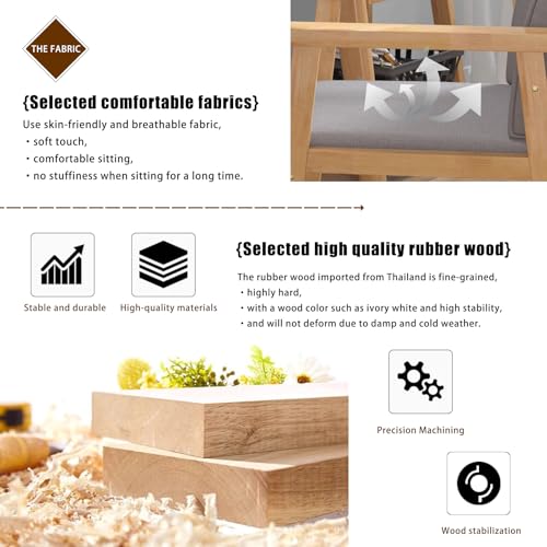 Chaise de salle à manger ergonomique avec dossier incurvé confortable