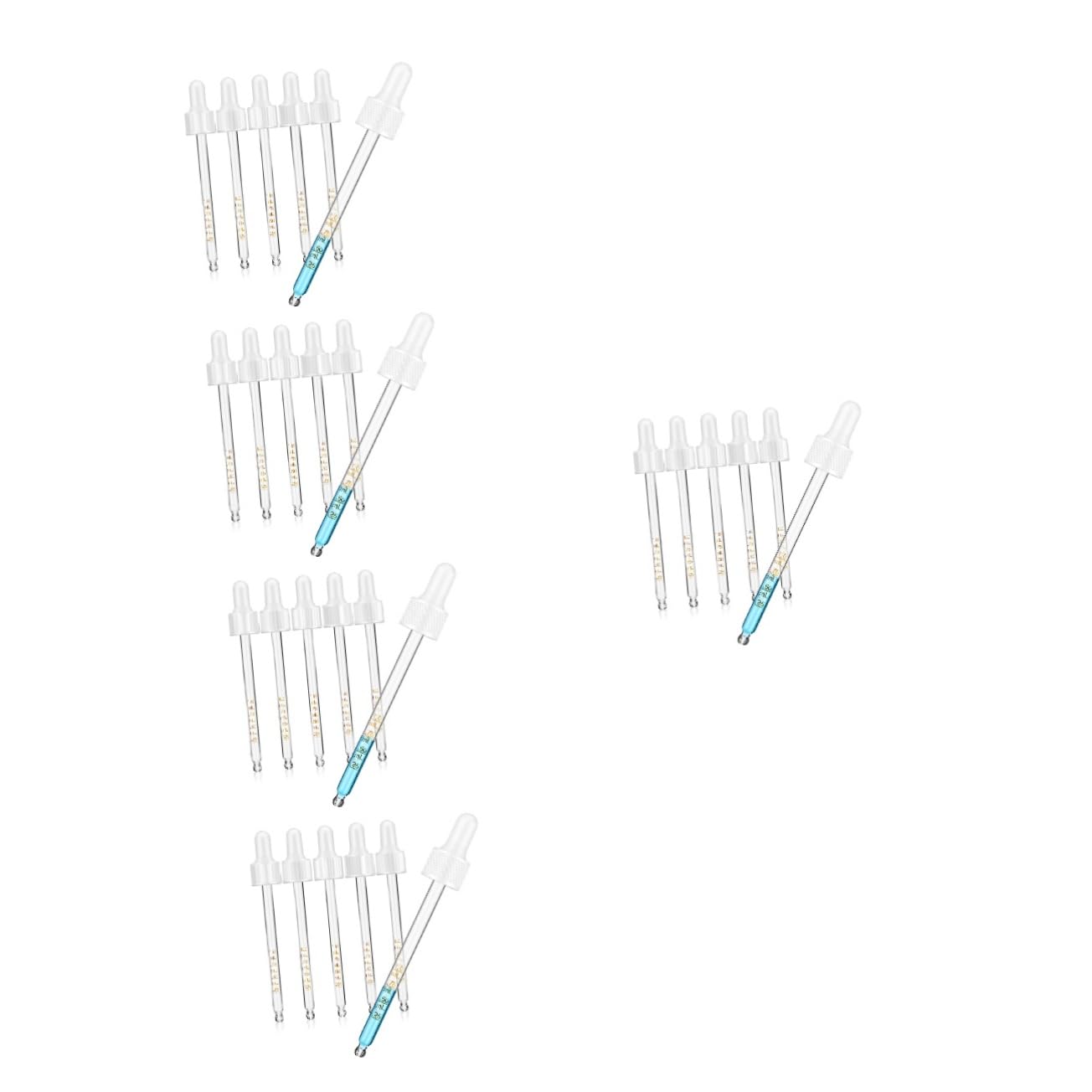 SOLUSTRE 30 Piezas Punta Cuentagotas Aceites Esenciales Pipeta Experimento Pipeta Cuentagotas De Laboratorio Pipeta De Transferencia Cuentagotas De Medición Cuentagotas De Vidrio