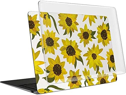 Skinit Case + Skin Compatible with MacBook Air 13in (2020) - Bouffants and Broken Hearts Sunflower Acrylic Design