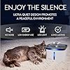 Veken Innovation Award Winner 95oz/2.8L Pet Fountain, Automatic Cat Water Fountain Dog Water Dispenser with Replacement Filters for Cats, Dogs, Multiple Pets (Grey, Plastic) #5