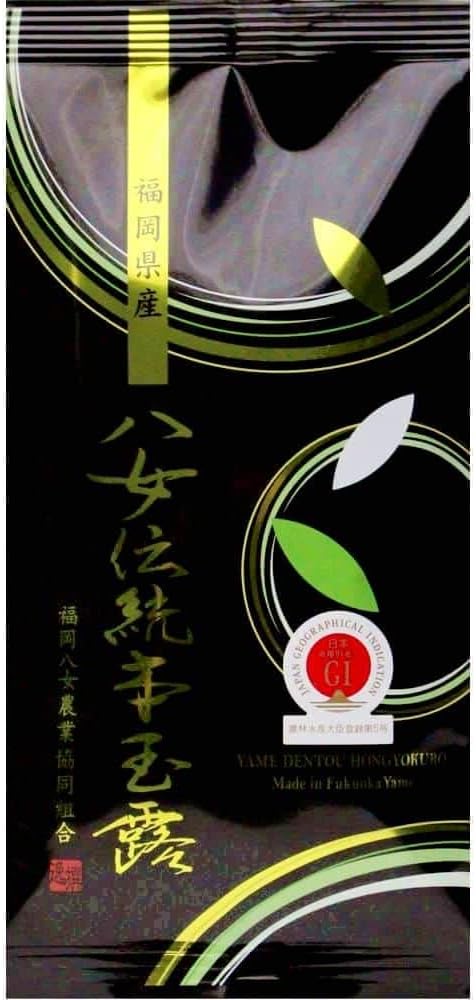 八女茶 Brand [Japanese Green Tea] Yame Dentou Hon Gyokuro (Yame Traditional Authentic & Special Gyokuro) 100% Yamecha Japanese Green Tea Leaves (100g)