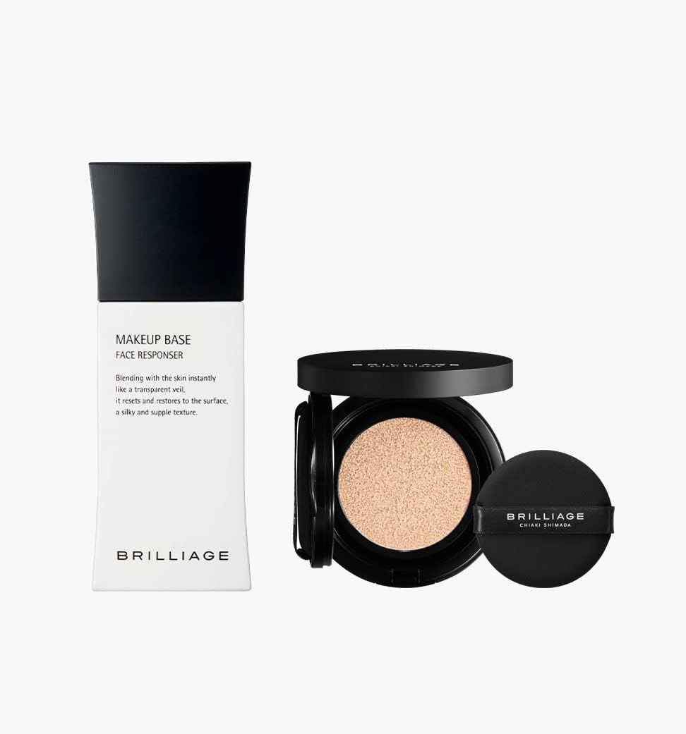ブリリアージュ クリエイターズ ロングウェア Uv クッション 97 以上節約 ケース付 セット Spf25 Pa ファンデーション Pa メイクアップベース Spf50 嶋田ちあきプロデュースブランド