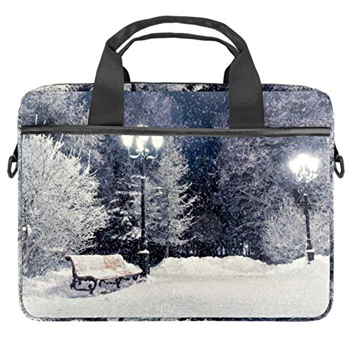 Bolsa bandolera para portátil de invierno ideal para ir a la oficina o la universidad