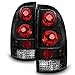 For Toyota Tacoma Pickup Truck Black Bezel Rear Tail Lights Brake Driver/Passenger Lamps