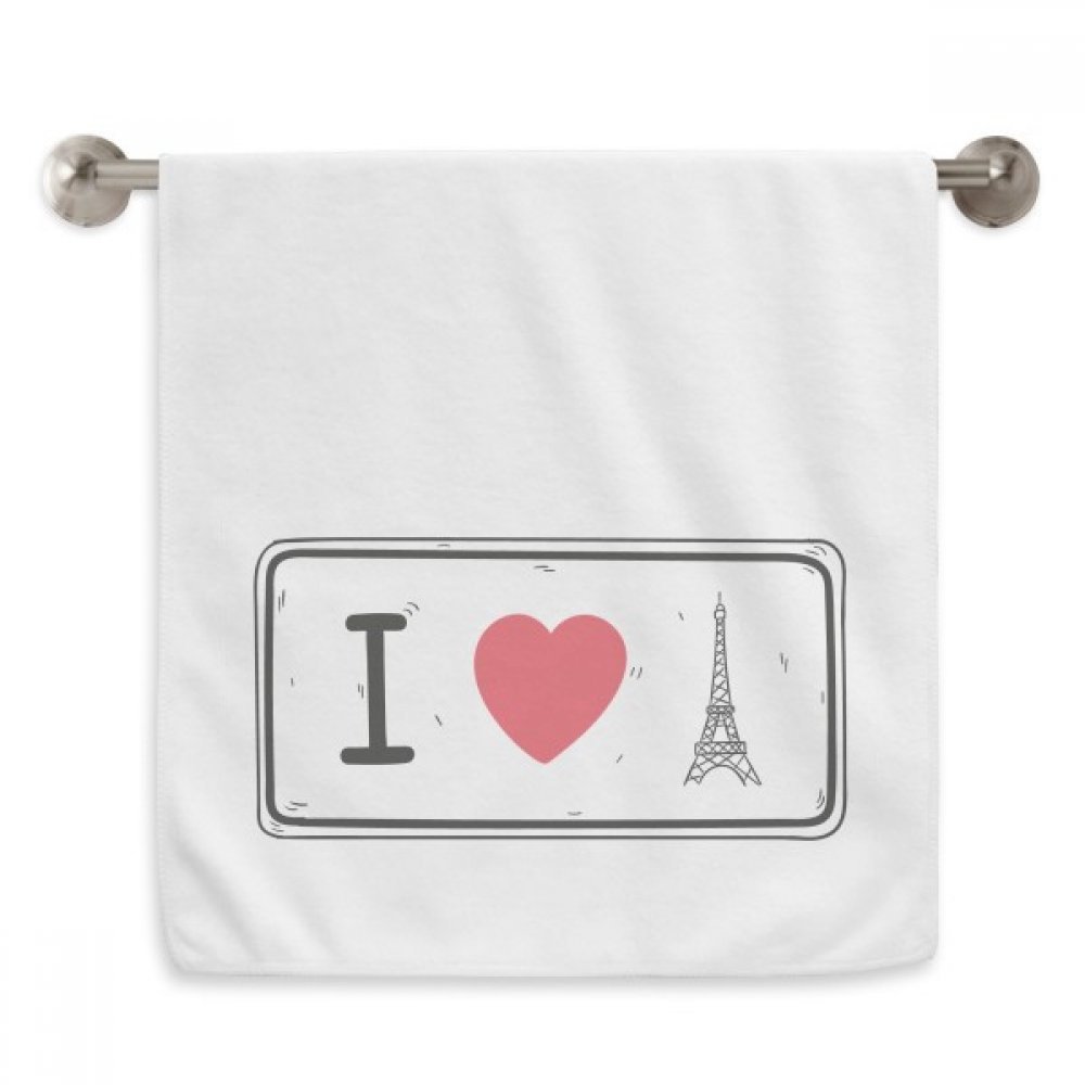 Serviettes débarbouillettes Tour Eiffel 13X29 Pouces pour un rituel bien-être chez soi