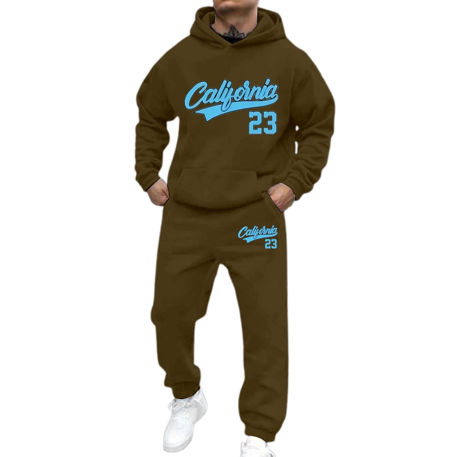 Tute Uomo Tuta Uomo Invernale Completa Tuta Da Donna Invernale S Cappuccio In Cotone Calda Donna Cotone Da Casa Sportiva Calcio Invernali Calcio Tute Felpa Pile Casa Caldo Invernali Taglie forti
