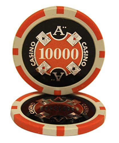 Amazon | 50 $ 10000 Ace CasinoクレイComposite 13.5グラムポーカー