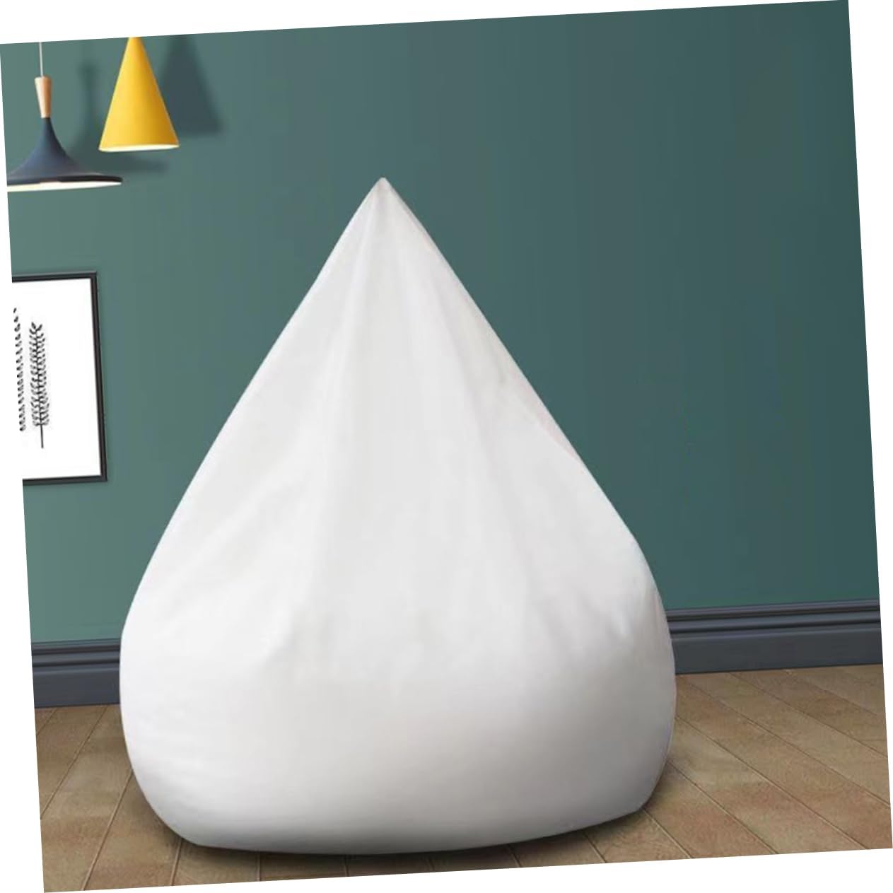 Bean Bag Inner Cover no Filling Bean Bags Liner Filler Liner Sleeve Replacement Fabric Cover Foam Particles for White