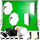 PIXETOOL Fotostudio Set - Greenscreen (3 x 3 m) mit Ständer (3 x 2,6 m) - Softbox mit Lampen Set - Green Screen Fotohintergrund - Reflektor - Studiolicht Fotolampe - Streaming Fotografie Hintergrund