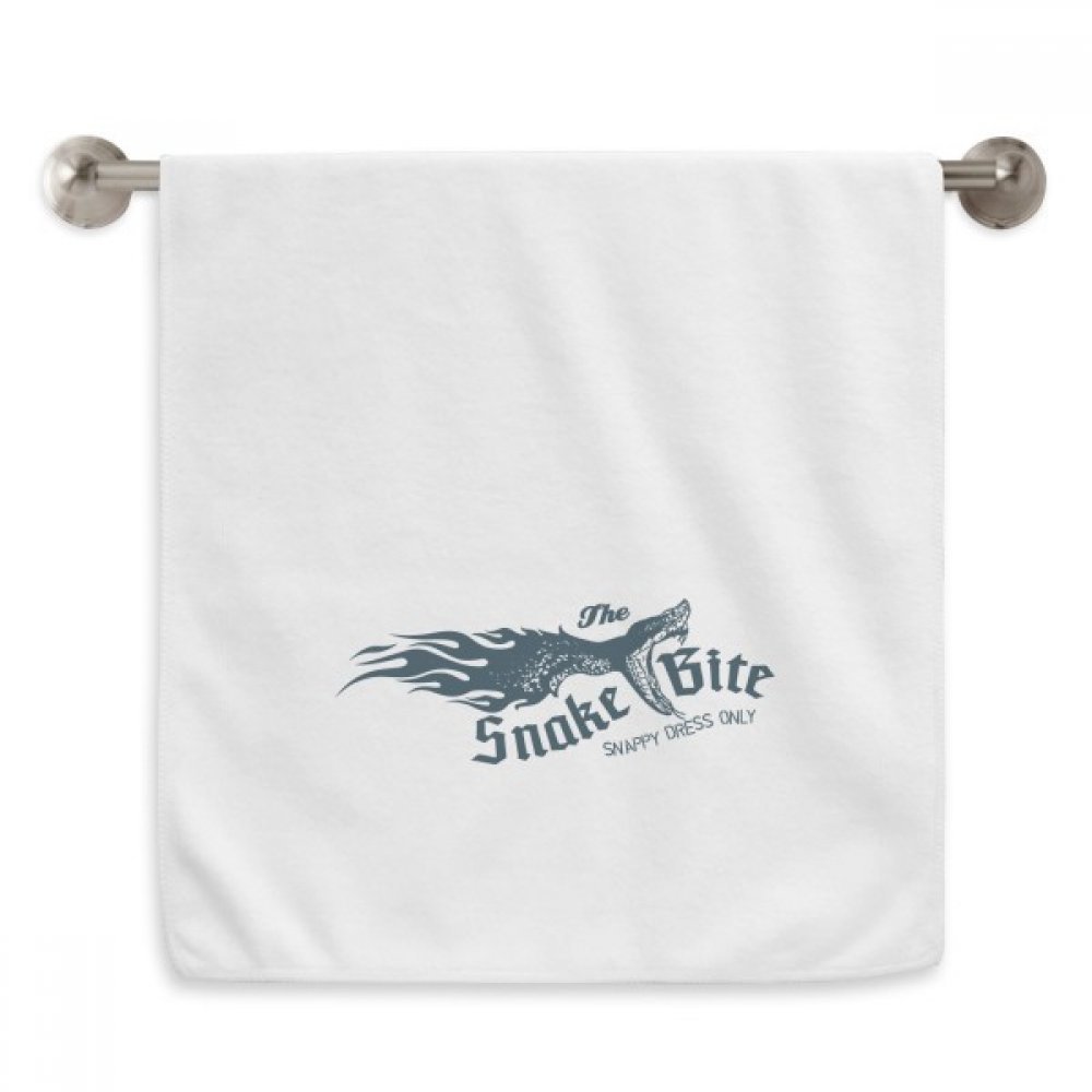 Serviette de toilette serpent en tissu moelleux haut de gamme 13x29 inch