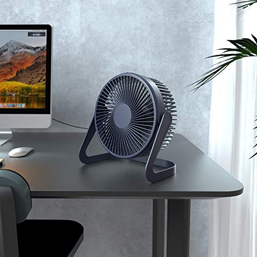 Micky Lee Usb Desk Fan Small Personal Desktop Table Fan With Strong Wind Quiet Operation Portable Mini Fan For Office Bedroom (Teal) #TOP3